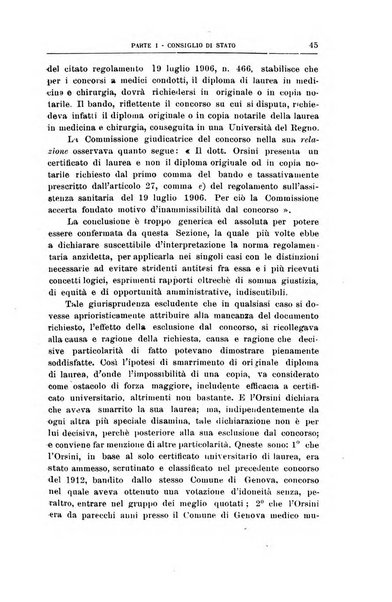 La giustizia amministrativa raccolta di decisioni e pareri del Consiglio di Stato, decisioni della Corte dei conti, sentenze della Cassazione di Roma, e decisioni delle Giunte provinciali amministrative