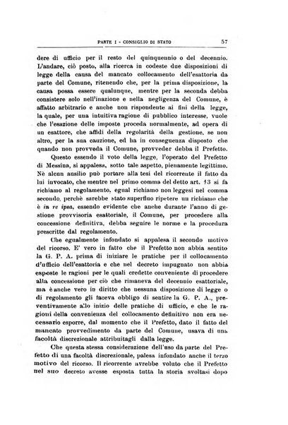 La giustizia amministrativa raccolta di decisioni e pareri del Consiglio di Stato, decisioni della Corte dei conti, sentenze della Cassazione di Roma, e decisioni delle Giunte provinciali amministrative