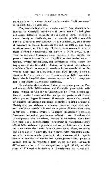 La giustizia amministrativa raccolta di decisioni e pareri del Consiglio di Stato, decisioni della Corte dei conti, sentenze della Cassazione di Roma, e decisioni delle Giunte provinciali amministrative