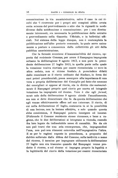 La giustizia amministrativa raccolta di decisioni e pareri del Consiglio di Stato, decisioni della Corte dei conti, sentenze della Cassazione di Roma, e decisioni delle Giunte provinciali amministrative