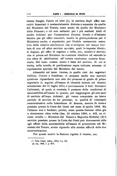 La giustizia amministrativa raccolta di decisioni e pareri del Consiglio di Stato, decisioni della Corte dei conti, sentenze della Cassazione di Roma, e decisioni delle Giunte provinciali amministrative