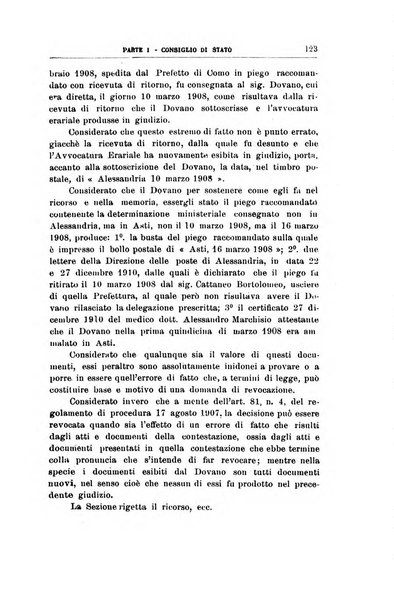 La giustizia amministrativa raccolta di decisioni e pareri del Consiglio di Stato, decisioni della Corte dei conti, sentenze della Cassazione di Roma, e decisioni delle Giunte provinciali amministrative