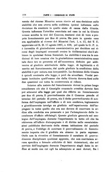 La giustizia amministrativa raccolta di decisioni e pareri del Consiglio di Stato, decisioni della Corte dei conti, sentenze della Cassazione di Roma, e decisioni delle Giunte provinciali amministrative