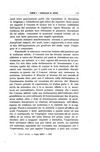 La giustizia amministrativa raccolta di decisioni e pareri del Consiglio di Stato, decisioni della Corte dei conti, sentenze della Cassazione di Roma, e decisioni delle Giunte provinciali amministrative