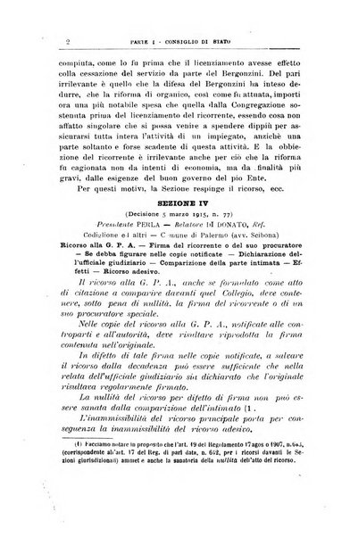 La giustizia amministrativa raccolta di decisioni e pareri del Consiglio di Stato, decisioni della Corte dei conti, sentenze della Cassazione di Roma, e decisioni delle Giunte provinciali amministrative