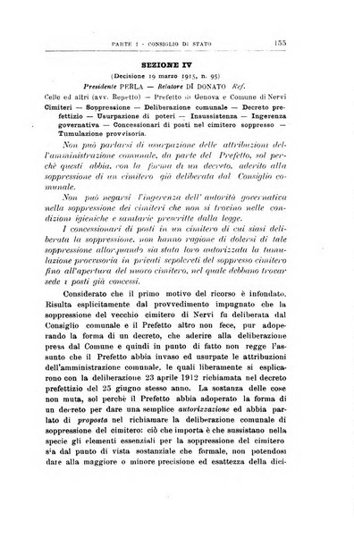 La giustizia amministrativa raccolta di decisioni e pareri del Consiglio di Stato, decisioni della Corte dei conti, sentenze della Cassazione di Roma, e decisioni delle Giunte provinciali amministrative