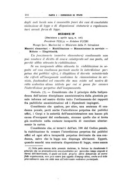 La giustizia amministrativa raccolta di decisioni e pareri del Consiglio di Stato, decisioni della Corte dei conti, sentenze della Cassazione di Roma, e decisioni delle Giunte provinciali amministrative