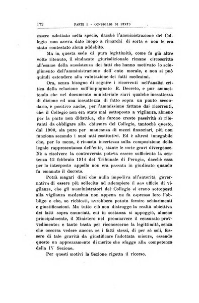 La giustizia amministrativa raccolta di decisioni e pareri del Consiglio di Stato, decisioni della Corte dei conti, sentenze della Cassazione di Roma, e decisioni delle Giunte provinciali amministrative