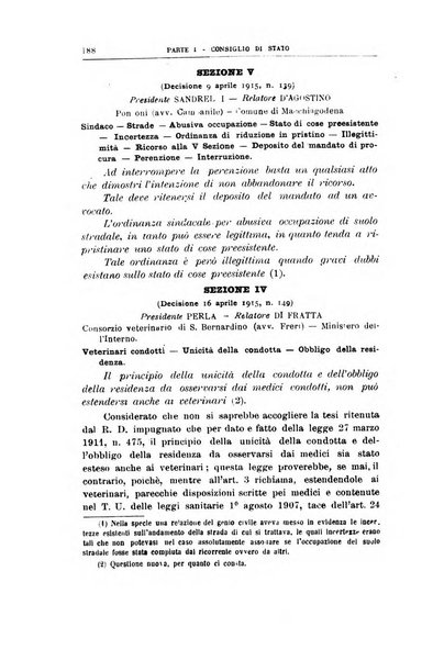 La giustizia amministrativa raccolta di decisioni e pareri del Consiglio di Stato, decisioni della Corte dei conti, sentenze della Cassazione di Roma, e decisioni delle Giunte provinciali amministrative