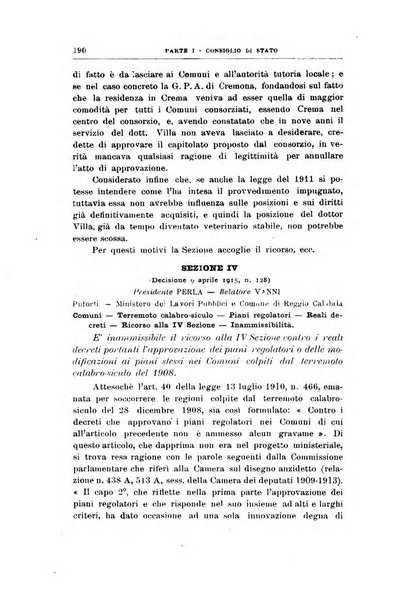 La giustizia amministrativa raccolta di decisioni e pareri del Consiglio di Stato, decisioni della Corte dei conti, sentenze della Cassazione di Roma, e decisioni delle Giunte provinciali amministrative