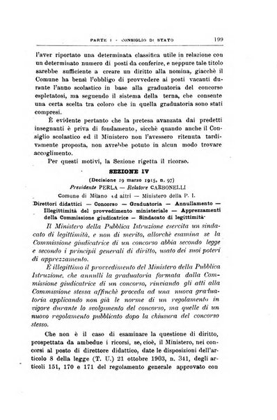 La giustizia amministrativa raccolta di decisioni e pareri del Consiglio di Stato, decisioni della Corte dei conti, sentenze della Cassazione di Roma, e decisioni delle Giunte provinciali amministrative