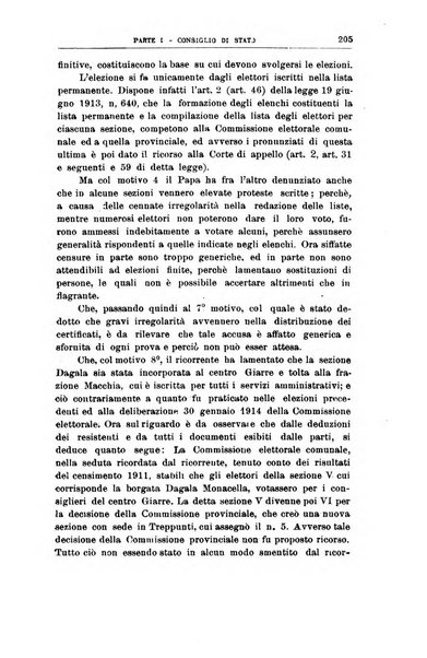 La giustizia amministrativa raccolta di decisioni e pareri del Consiglio di Stato, decisioni della Corte dei conti, sentenze della Cassazione di Roma, e decisioni delle Giunte provinciali amministrative