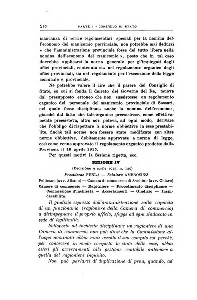 La giustizia amministrativa raccolta di decisioni e pareri del Consiglio di Stato, decisioni della Corte dei conti, sentenze della Cassazione di Roma, e decisioni delle Giunte provinciali amministrative