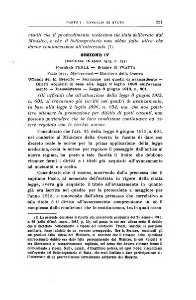 La giustizia amministrativa raccolta di decisioni e pareri del Consiglio di Stato, decisioni della Corte dei conti, sentenze della Cassazione di Roma, e decisioni delle Giunte provinciali amministrative