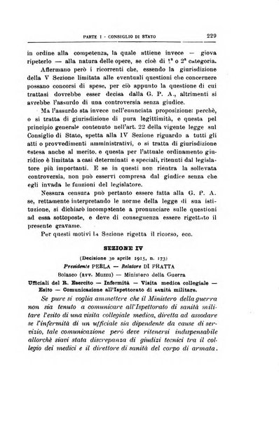 La giustizia amministrativa raccolta di decisioni e pareri del Consiglio di Stato, decisioni della Corte dei conti, sentenze della Cassazione di Roma, e decisioni delle Giunte provinciali amministrative