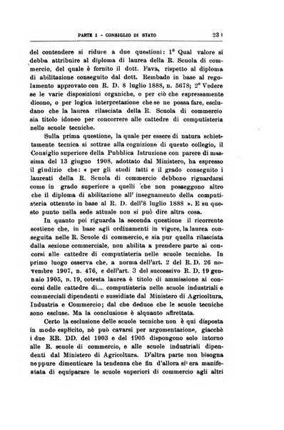 La giustizia amministrativa raccolta di decisioni e pareri del Consiglio di Stato, decisioni della Corte dei conti, sentenze della Cassazione di Roma, e decisioni delle Giunte provinciali amministrative