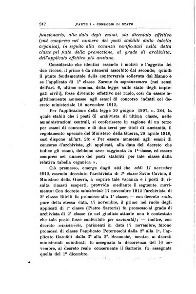 La giustizia amministrativa raccolta di decisioni e pareri del Consiglio di Stato, decisioni della Corte dei conti, sentenze della Cassazione di Roma, e decisioni delle Giunte provinciali amministrative