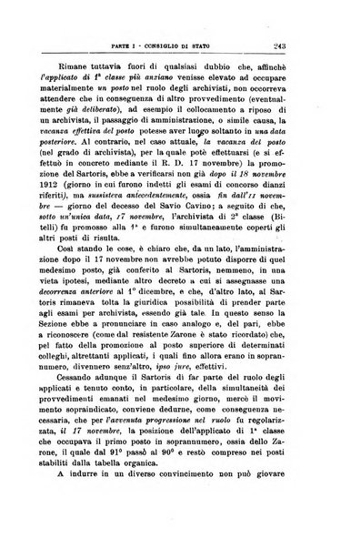 La giustizia amministrativa raccolta di decisioni e pareri del Consiglio di Stato, decisioni della Corte dei conti, sentenze della Cassazione di Roma, e decisioni delle Giunte provinciali amministrative