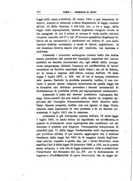 La giustizia amministrativa raccolta di decisioni e pareri del Consiglio di Stato, decisioni della Corte dei conti, sentenze della Cassazione di Roma, e decisioni delle Giunte provinciali amministrative