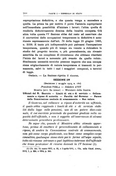 La giustizia amministrativa raccolta di decisioni e pareri del Consiglio di Stato, decisioni della Corte dei conti, sentenze della Cassazione di Roma, e decisioni delle Giunte provinciali amministrative