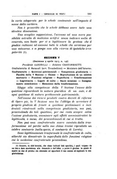 La giustizia amministrativa raccolta di decisioni e pareri del Consiglio di Stato, decisioni della Corte dei conti, sentenze della Cassazione di Roma, e decisioni delle Giunte provinciali amministrative