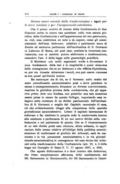 La giustizia amministrativa raccolta di decisioni e pareri del Consiglio di Stato, decisioni della Corte dei conti, sentenze della Cassazione di Roma, e decisioni delle Giunte provinciali amministrative