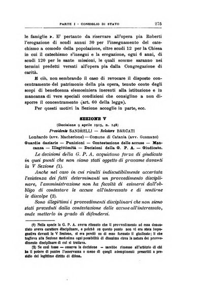 La giustizia amministrativa raccolta di decisioni e pareri del Consiglio di Stato, decisioni della Corte dei conti, sentenze della Cassazione di Roma, e decisioni delle Giunte provinciali amministrative