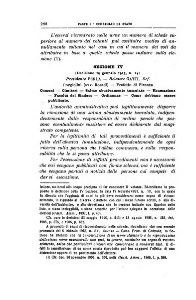 La giustizia amministrativa raccolta di decisioni e pareri del Consiglio di Stato, decisioni della Corte dei conti, sentenze della Cassazione di Roma, e decisioni delle Giunte provinciali amministrative