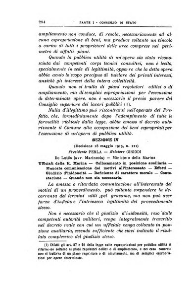 La giustizia amministrativa raccolta di decisioni e pareri del Consiglio di Stato, decisioni della Corte dei conti, sentenze della Cassazione di Roma, e decisioni delle Giunte provinciali amministrative