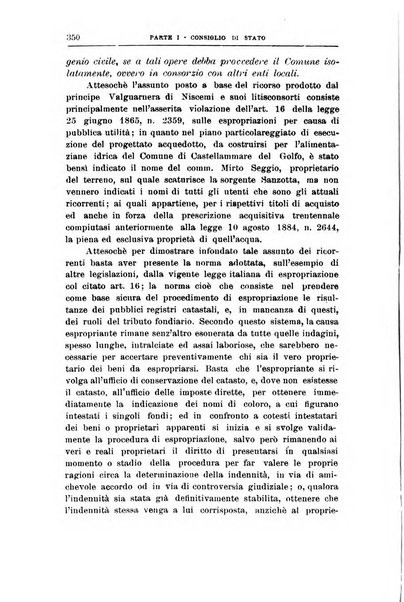 La giustizia amministrativa raccolta di decisioni e pareri del Consiglio di Stato, decisioni della Corte dei conti, sentenze della Cassazione di Roma, e decisioni delle Giunte provinciali amministrative