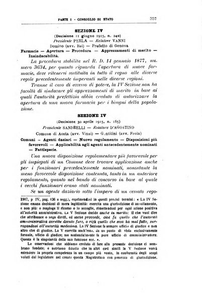 La giustizia amministrativa raccolta di decisioni e pareri del Consiglio di Stato, decisioni della Corte dei conti, sentenze della Cassazione di Roma, e decisioni delle Giunte provinciali amministrative