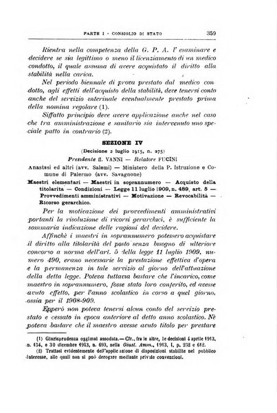 La giustizia amministrativa raccolta di decisioni e pareri del Consiglio di Stato, decisioni della Corte dei conti, sentenze della Cassazione di Roma, e decisioni delle Giunte provinciali amministrative