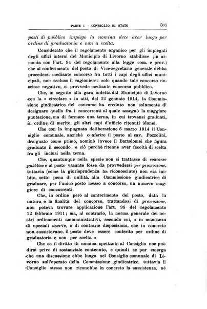 La giustizia amministrativa raccolta di decisioni e pareri del Consiglio di Stato, decisioni della Corte dei conti, sentenze della Cassazione di Roma, e decisioni delle Giunte provinciali amministrative