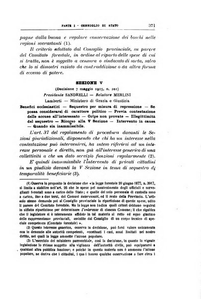 La giustizia amministrativa raccolta di decisioni e pareri del Consiglio di Stato, decisioni della Corte dei conti, sentenze della Cassazione di Roma, e decisioni delle Giunte provinciali amministrative