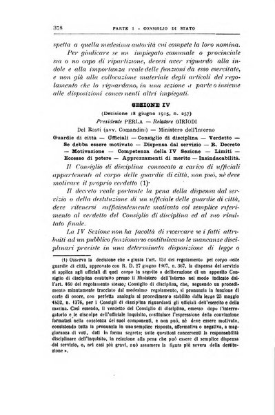 La giustizia amministrativa raccolta di decisioni e pareri del Consiglio di Stato, decisioni della Corte dei conti, sentenze della Cassazione di Roma, e decisioni delle Giunte provinciali amministrative