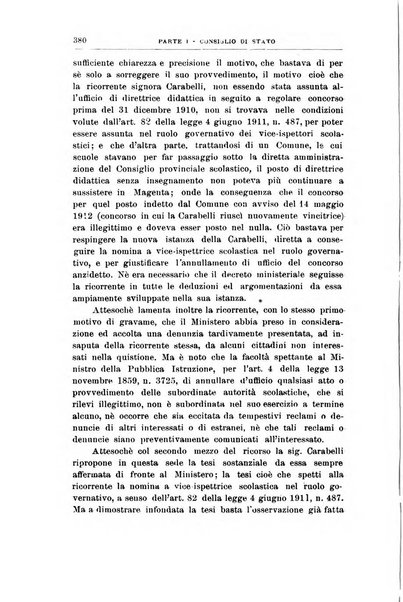 La giustizia amministrativa raccolta di decisioni e pareri del Consiglio di Stato, decisioni della Corte dei conti, sentenze della Cassazione di Roma, e decisioni delle Giunte provinciali amministrative