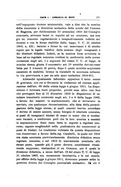 La giustizia amministrativa raccolta di decisioni e pareri del Consiglio di Stato, decisioni della Corte dei conti, sentenze della Cassazione di Roma, e decisioni delle Giunte provinciali amministrative