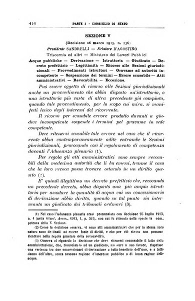 La giustizia amministrativa raccolta di decisioni e pareri del Consiglio di Stato, decisioni della Corte dei conti, sentenze della Cassazione di Roma, e decisioni delle Giunte provinciali amministrative