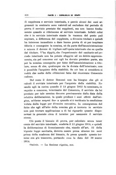 La giustizia amministrativa raccolta di decisioni e pareri del Consiglio di Stato, decisioni della Corte dei conti, sentenze della Cassazione di Roma, e decisioni delle Giunte provinciali amministrative