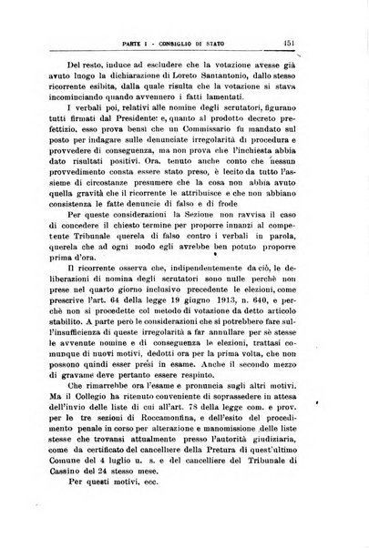 La giustizia amministrativa raccolta di decisioni e pareri del Consiglio di Stato, decisioni della Corte dei conti, sentenze della Cassazione di Roma, e decisioni delle Giunte provinciali amministrative