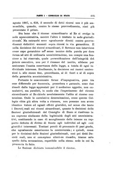 La giustizia amministrativa raccolta di decisioni e pareri del Consiglio di Stato, decisioni della Corte dei conti, sentenze della Cassazione di Roma, e decisioni delle Giunte provinciali amministrative