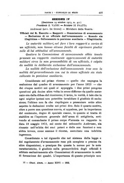 La giustizia amministrativa raccolta di decisioni e pareri del Consiglio di Stato, decisioni della Corte dei conti, sentenze della Cassazione di Roma, e decisioni delle Giunte provinciali amministrative