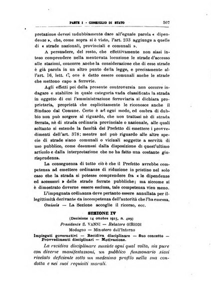 La giustizia amministrativa raccolta di decisioni e pareri del Consiglio di Stato, decisioni della Corte dei conti, sentenze della Cassazione di Roma, e decisioni delle Giunte provinciali amministrative