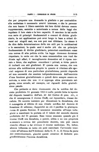 La giustizia amministrativa raccolta di decisioni e pareri del Consiglio di Stato, decisioni della Corte dei conti, sentenze della Cassazione di Roma, e decisioni delle Giunte provinciali amministrative