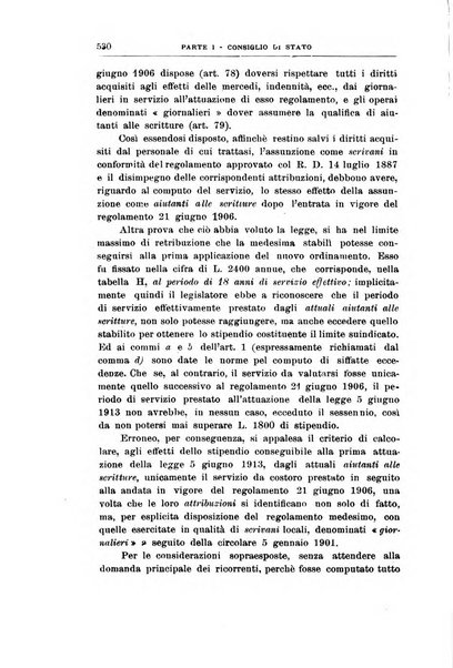 La giustizia amministrativa raccolta di decisioni e pareri del Consiglio di Stato, decisioni della Corte dei conti, sentenze della Cassazione di Roma, e decisioni delle Giunte provinciali amministrative