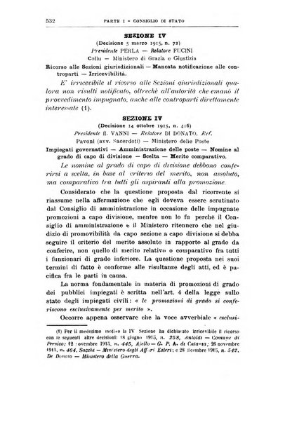 La giustizia amministrativa raccolta di decisioni e pareri del Consiglio di Stato, decisioni della Corte dei conti, sentenze della Cassazione di Roma, e decisioni delle Giunte provinciali amministrative