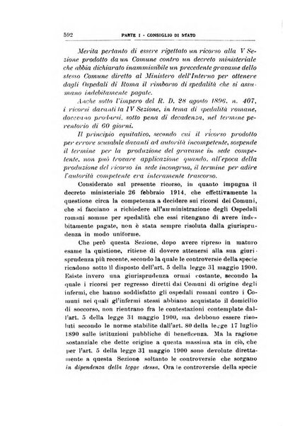 La giustizia amministrativa raccolta di decisioni e pareri del Consiglio di Stato, decisioni della Corte dei conti, sentenze della Cassazione di Roma, e decisioni delle Giunte provinciali amministrative