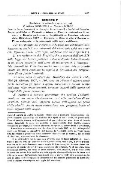 La giustizia amministrativa raccolta di decisioni e pareri del Consiglio di Stato, decisioni della Corte dei conti, sentenze della Cassazione di Roma, e decisioni delle Giunte provinciali amministrative