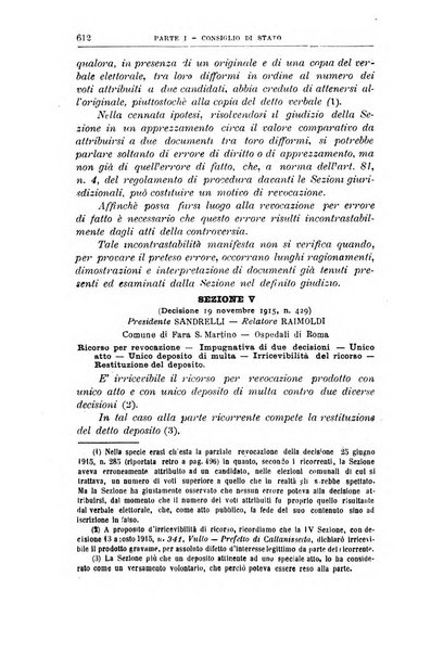 La giustizia amministrativa raccolta di decisioni e pareri del Consiglio di Stato, decisioni della Corte dei conti, sentenze della Cassazione di Roma, e decisioni delle Giunte provinciali amministrative