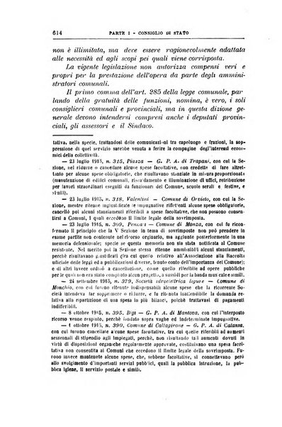 La giustizia amministrativa raccolta di decisioni e pareri del Consiglio di Stato, decisioni della Corte dei conti, sentenze della Cassazione di Roma, e decisioni delle Giunte provinciali amministrative